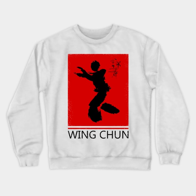 Wing Chun Crewneck Sweatshirt by Nikokosmos